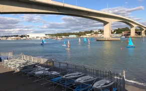 Latest news » Rudders down, boards down, sheets in